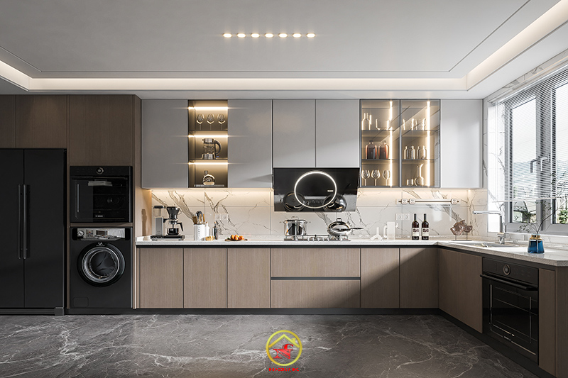 TỦ BẾP MELAMIN THÁI LAN31